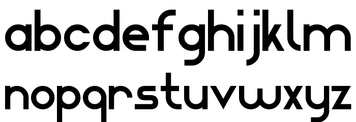 Modern Sans Serif 7 Fuentes MINÚSCULAS