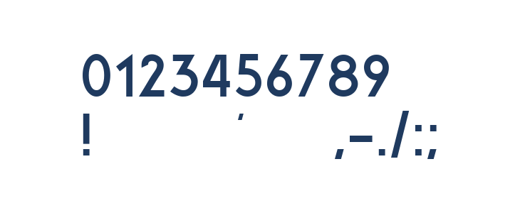 Modern Sans Other Characters