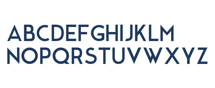 Modern Sans Uppercase