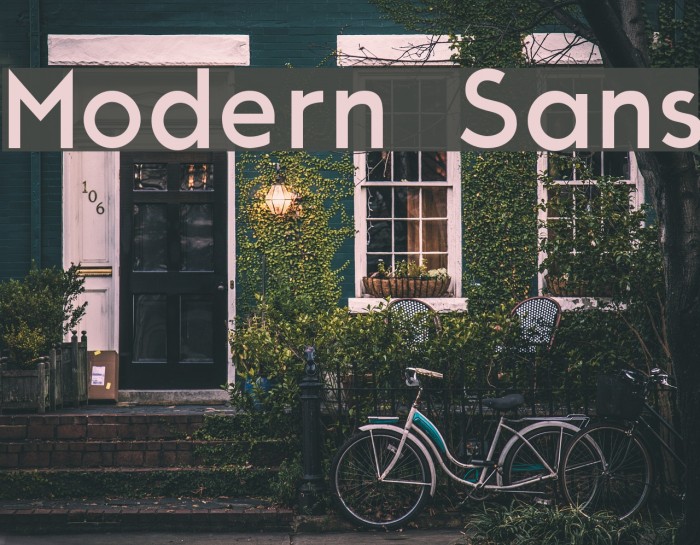 Modern Sans Example 2