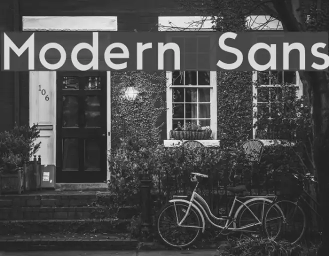 Modern Sans Example 2