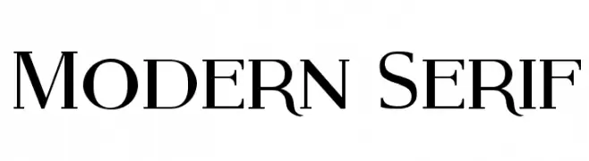 Modern Serif  لخطوط تنزيل