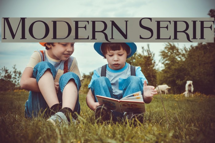 Modern Serif Example 3