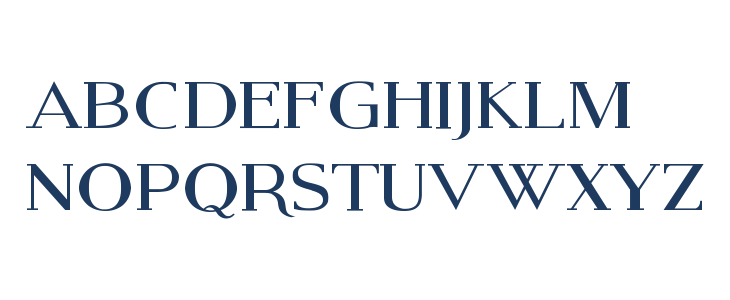 Modern Serif Lowercase