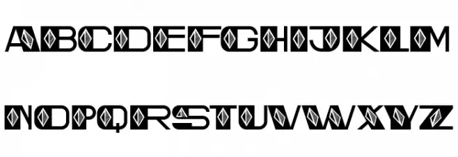 Modern Settlement Flat Regular 字体 大写