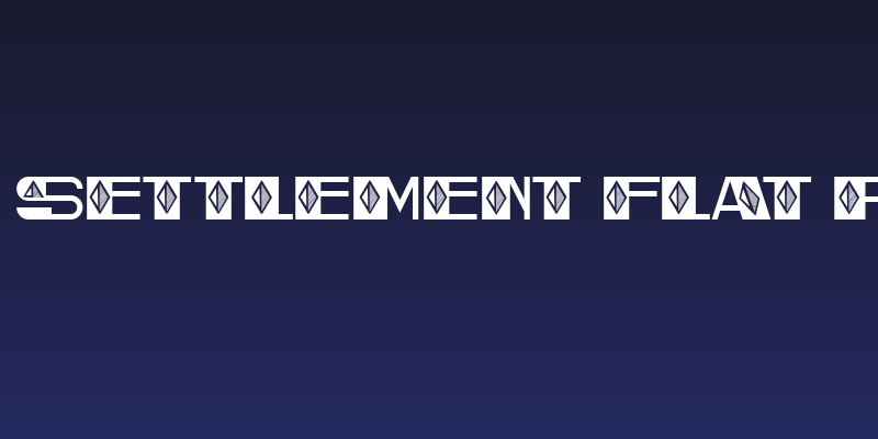 Modern Settlement Flat Regular Social Header