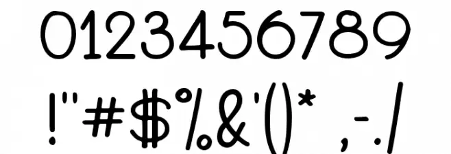 Modern Society Regular Font OTHER CHARS