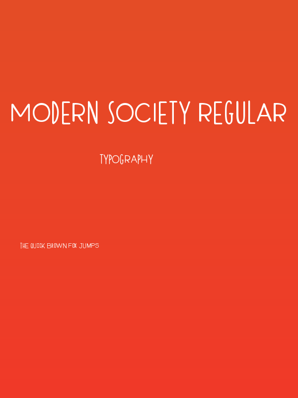 Modern Society Regular Poster
