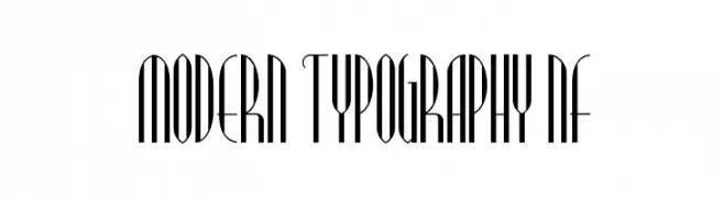 Modern Typography NF  免费字体下载