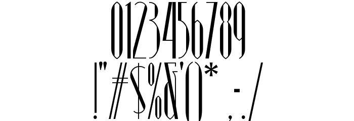 Modern Typography NF Font OTHER CHARS
