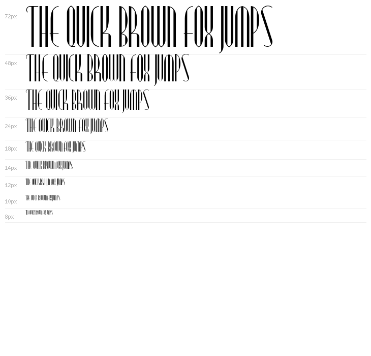 Modern Typography NF Waterfall