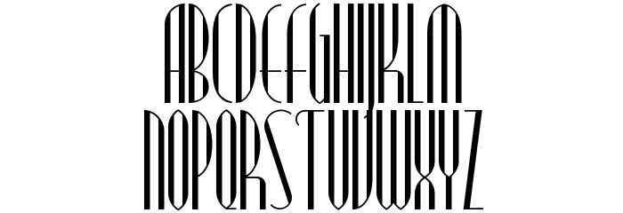 Modern Typography NF Font LOWERCASE