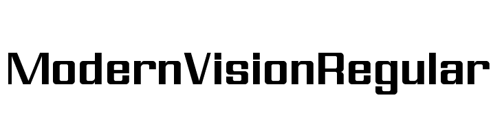 Modern Vision Regular  免费字体下载