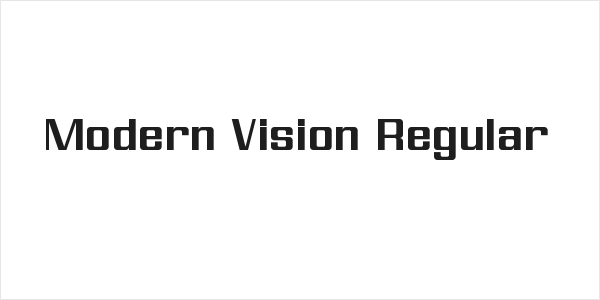 Modern Vision Regular Logo