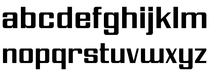 Modern Vision Regular フォント 小文字