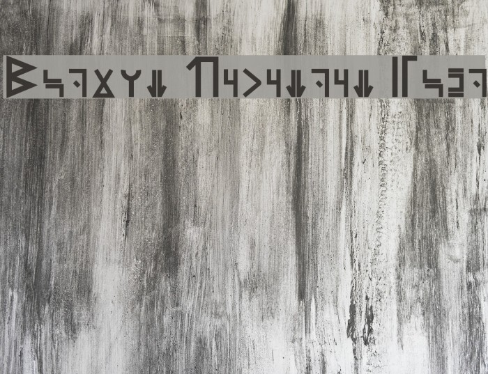Modern Wakandan Bold Font examples