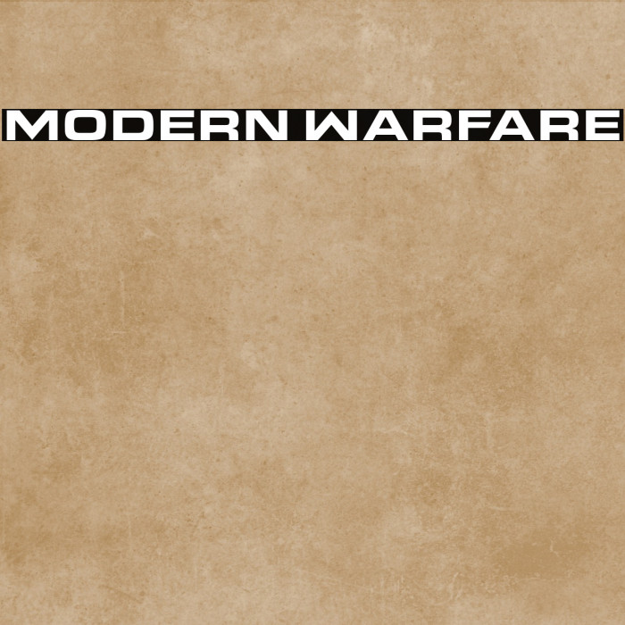 Modern Warfare Example 3