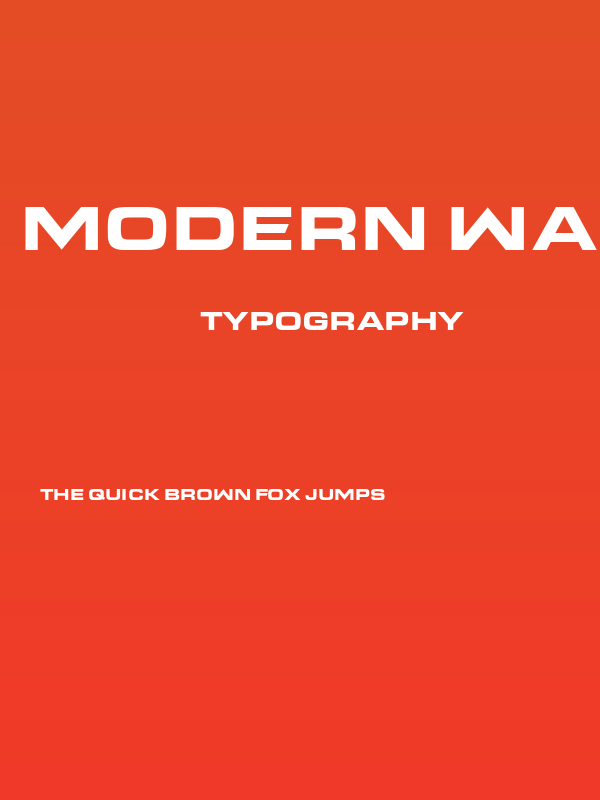 Modern Warfare Poster