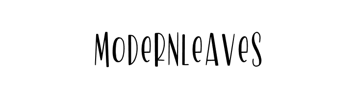 ModernLeaves  font caratteri gratis