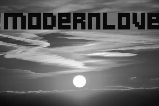 ModernLove Font examples