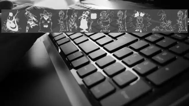 ModernPeace Font examples