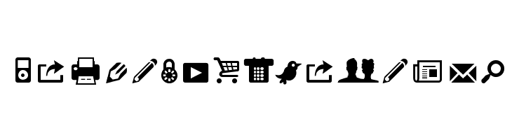 ModernPictograms  لخطوط تنزيل