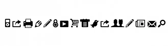 ModernPictograms  Descarca Fonturi Gratis