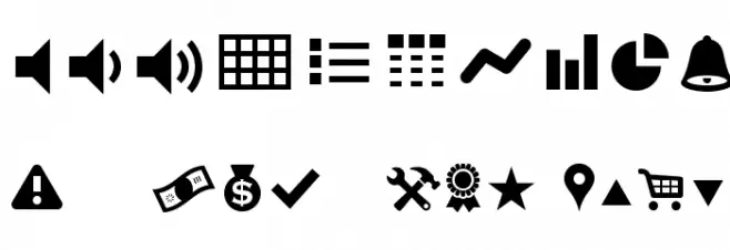 ModernPictograms Font OTHER CHARS
