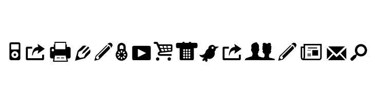 ModernPictograms  नि: शुल्क फ़ॉन्ट्स डाउनलोड