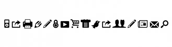 ModernPictograms  Fuentes Gratis Descargar