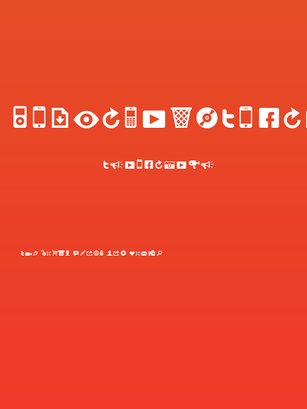 ModernPictograms Poster