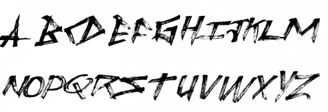 ModernReality Шрифта ВЕРХНИЙ