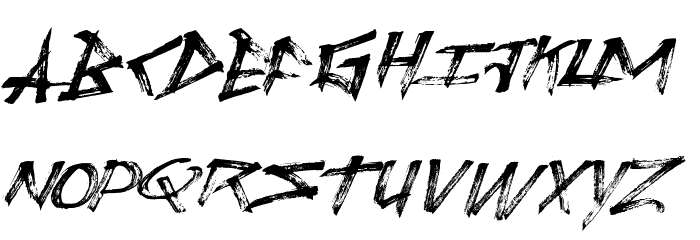 ModernReality Font LOWERCASE