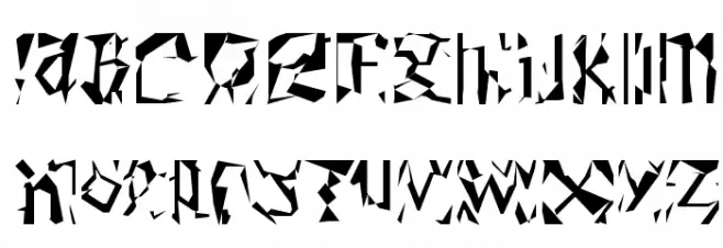 ModernRunes Schriftart Kleinbuchstaben