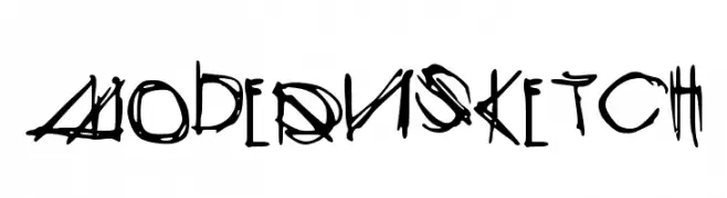 ModernSketch  Frei Schriftart Herunterladen
