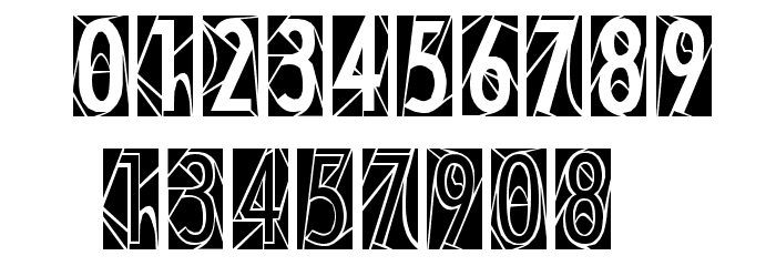 ModernStainedGlass Font OTHER CHARS