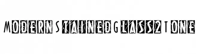 ModernStainedGlass2Tone  Descarca Fonturi Gratis