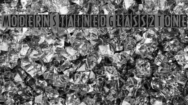 ModernStainedGlass2Tone Example 1