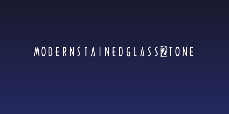 ModernStainedGlass2Tone Social Header