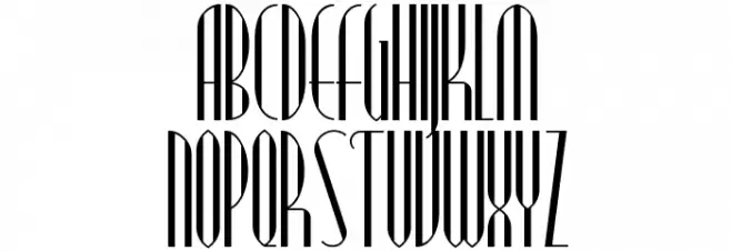 ModernTypography Schriftart Groß