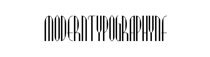 ModernTypographyNF  免费字体下载