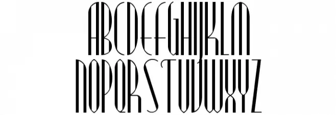 ModernTypographyNF Fonte MAIÚSCULAS