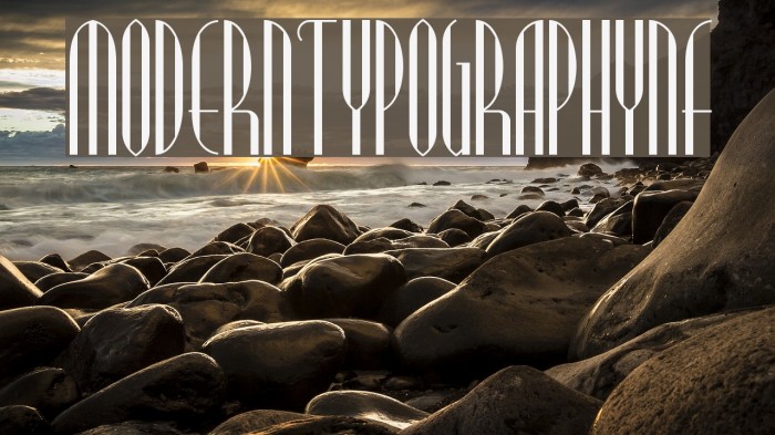 ModernTypographyNF Example 1