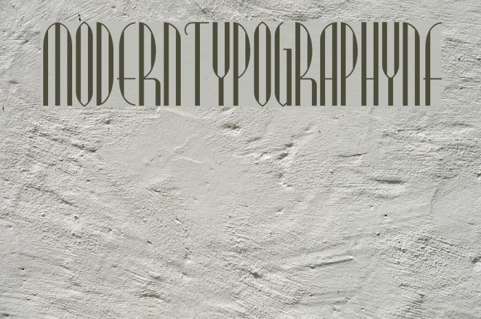 ModernTypographyNF Example 3