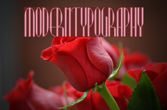 ModernTypography Font examples