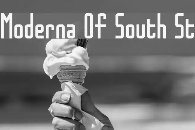Moderna Of South St Font examples