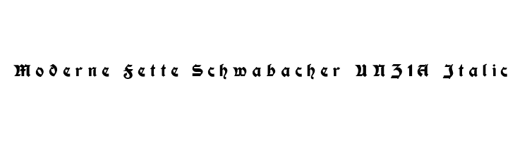 ModerneSchwabacher Font - FFonts.net