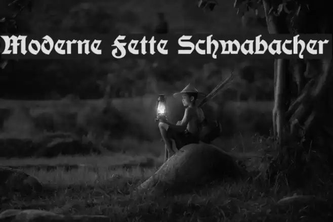 Moderne Fette Schwabacher Fuentes examples