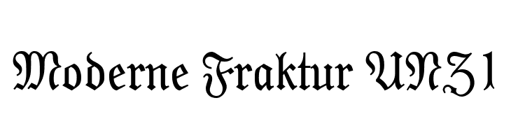 Moderne Fraktur UNZ1  baixar fontes gratis