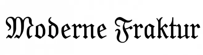 Moderne Fraktur  免费字体下载